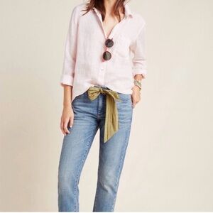 NWT Pilcro the Boyfriend Slim Blue Jeans. Size 32